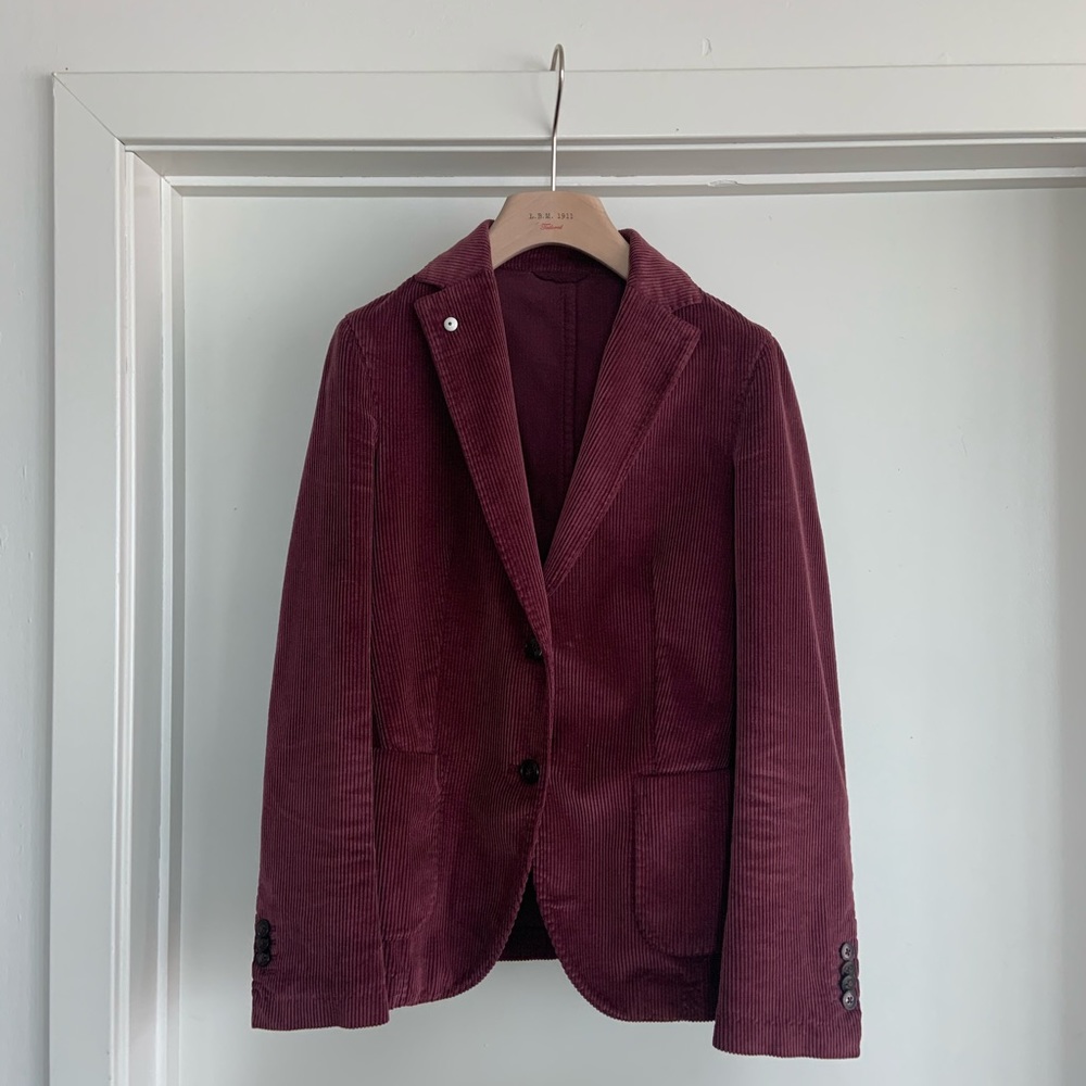 Limited edition corduroy blazer